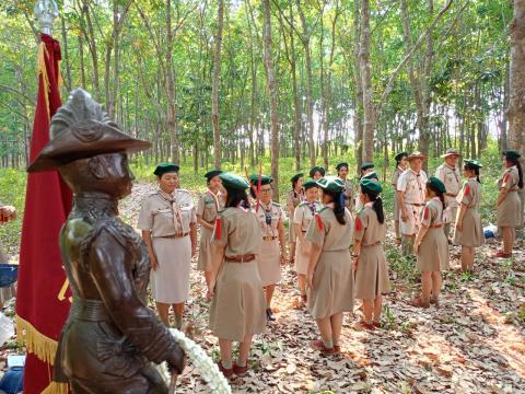 ภาพกิจกรรมการการเดินทางไกล ลูกเสือ-เนตรนารี สามัญรุ่นใหญ่ และลูก